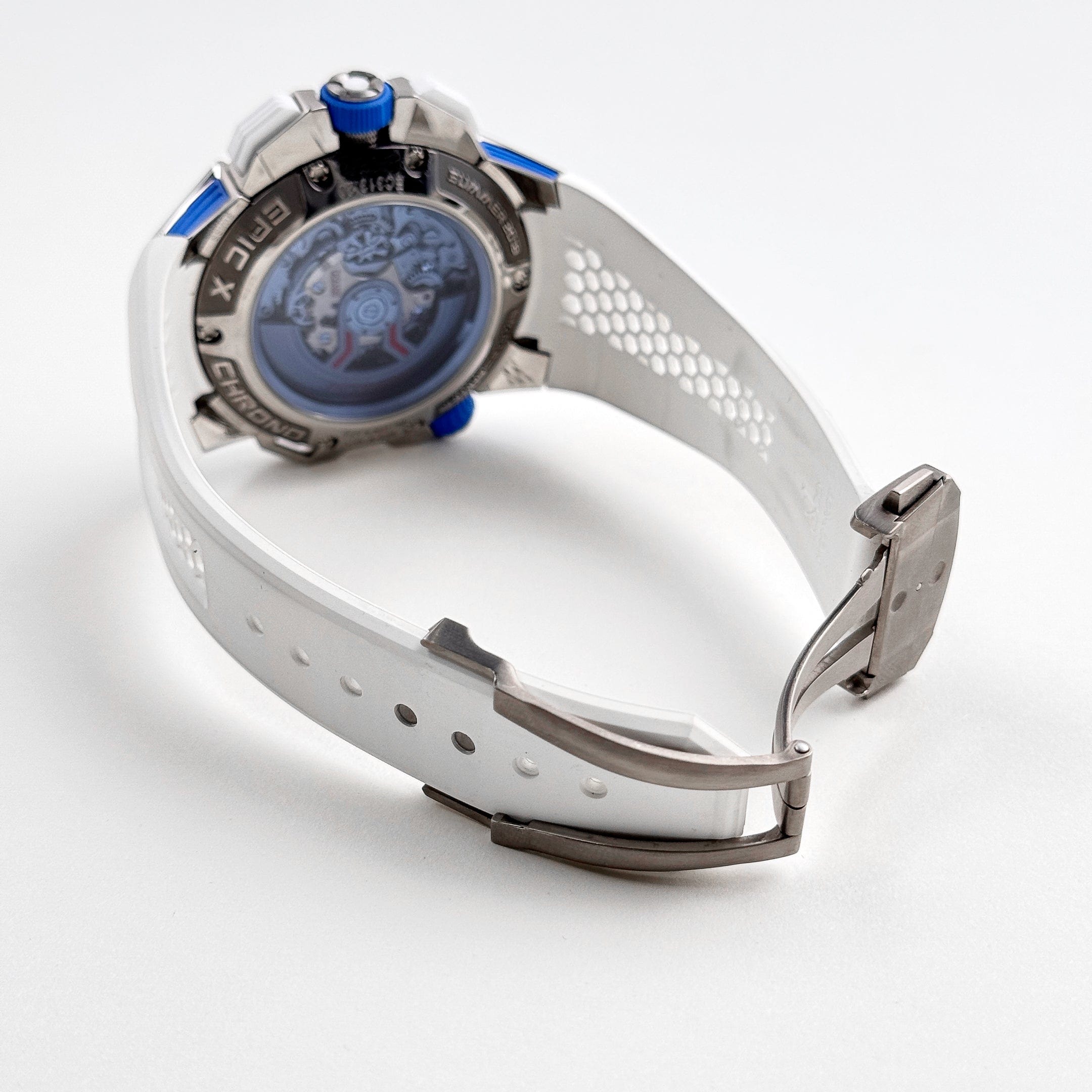 Jacob & Co Epic X Chrono EC313.20 Titanium White Ceramic Blue Dial Limited Edition (2021)