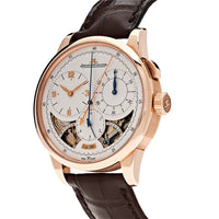 Jaeger-LeCoultre Duometre Chronograph Q6012521 Rose Gold Silver Dial