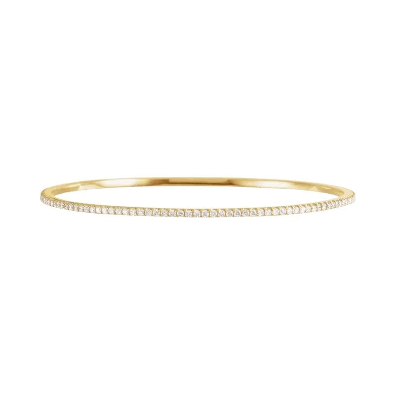Lab Grown Diamond Bangle Bracelet (2 tcw)