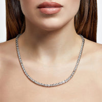 45 Carat Lab-Grown Diamond Emerald-Cut Necklace