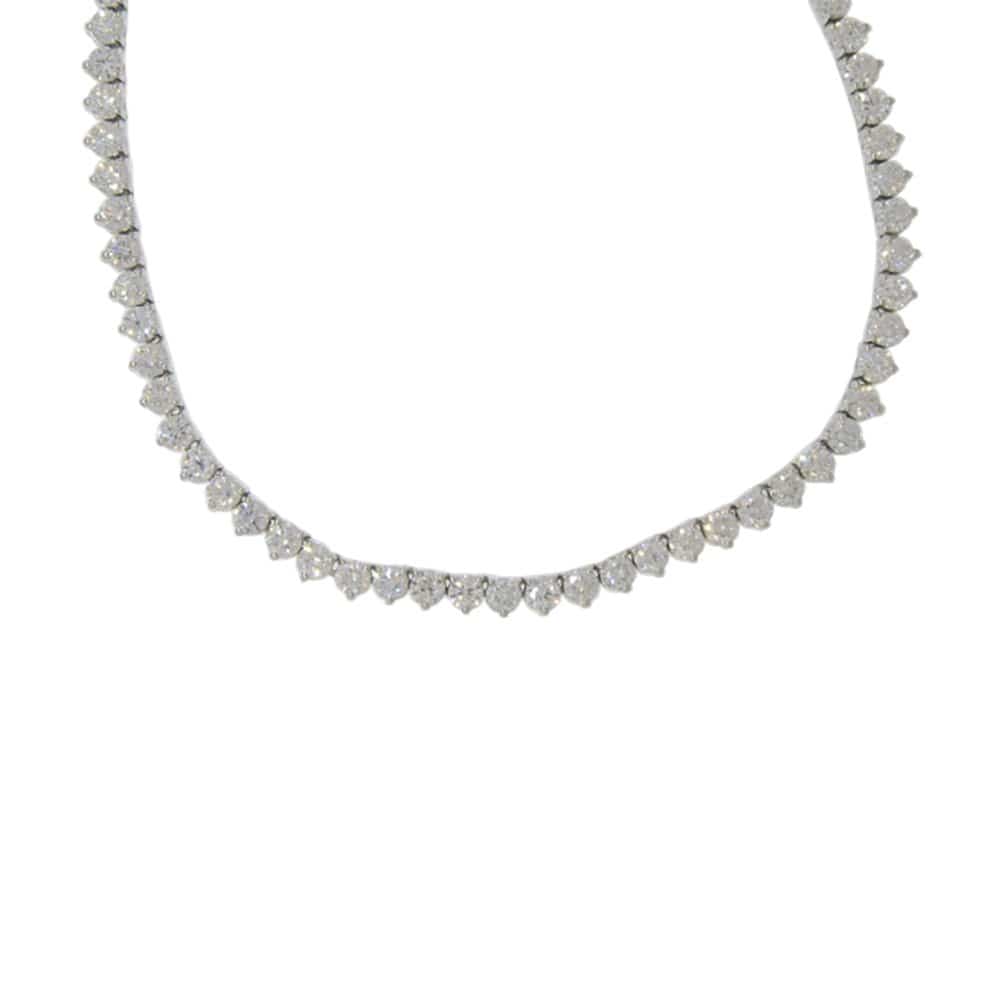Lab-Grown Diamond Line Necklace