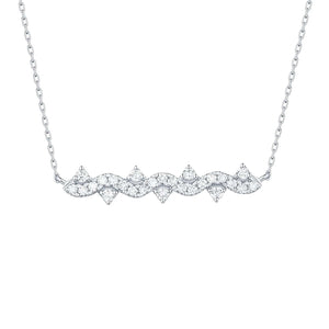Lab Grown Diamond Wavy Necklace