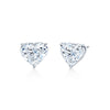Heart Shaped Diamond Studs