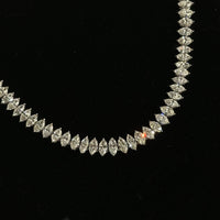 39.5 Carat Marquise Diamond Tennis Necklace