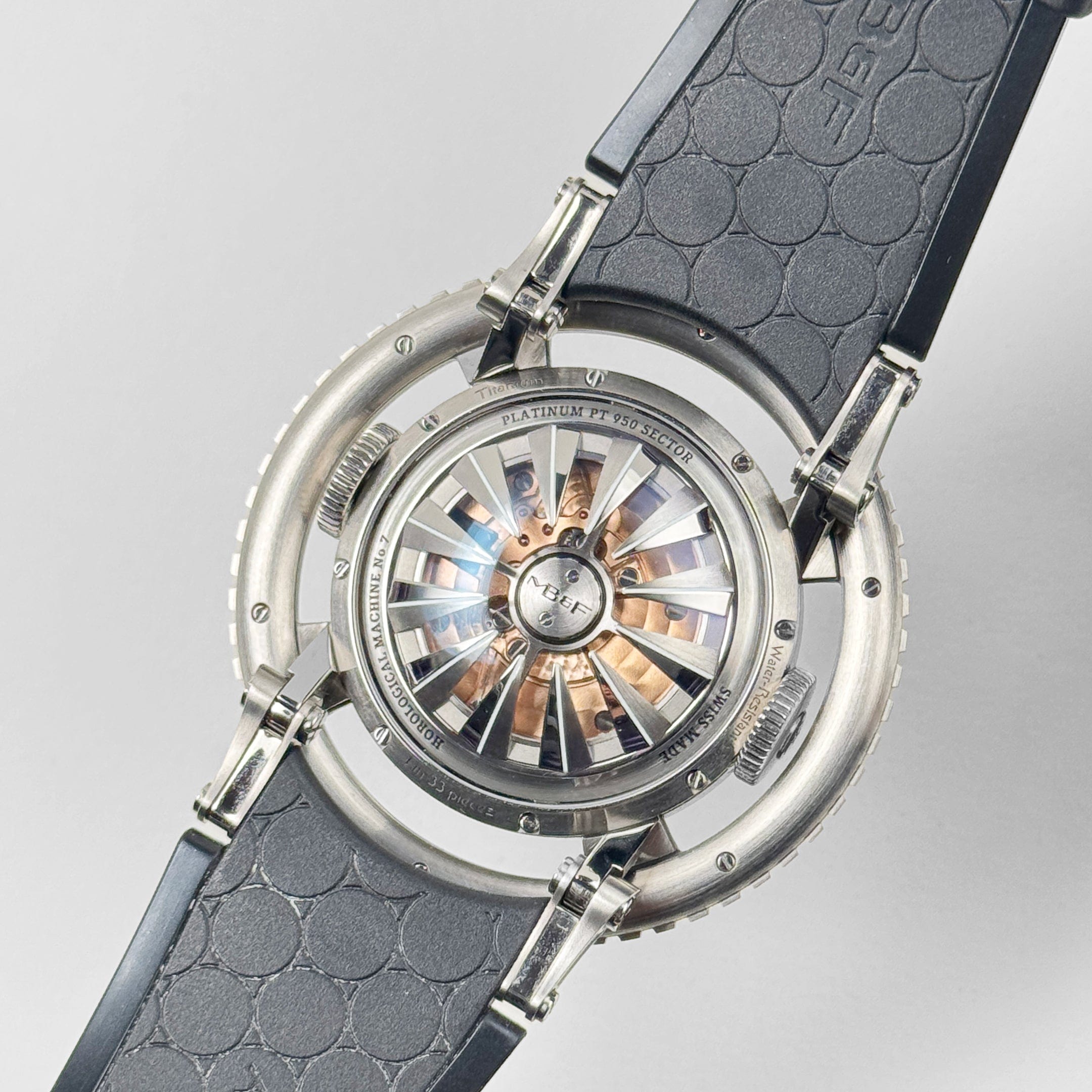 MB&F Horological Machine 70.TSL.B Aquapod HM7 'Jellyfish' Titanium Blue Limited Edition