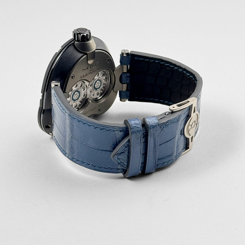 MB&F MoonMachine Black Titanium Dark Blue Sky 34.BTL.B Limited Edition