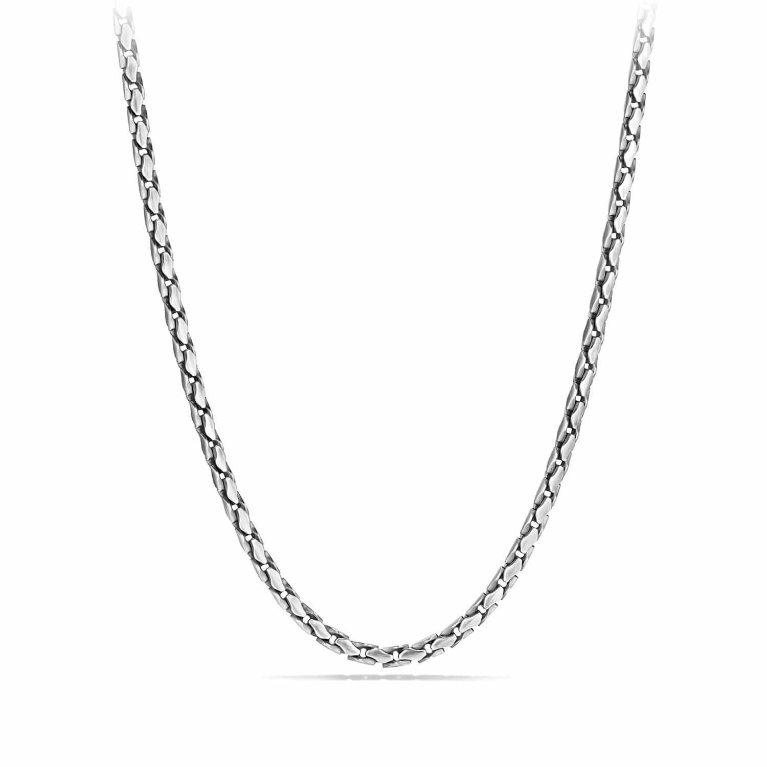 Medium Fluted Chain Necklace, 5mm