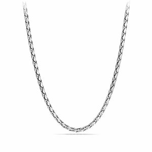 Medium Fluted Chain Necklace, 5mm