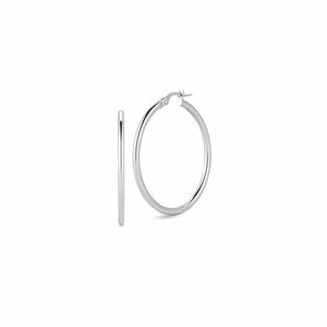 Medium Perfect Gold Hoop Earrings