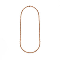 Men's Anchor Chain Necklace in Rose Gold