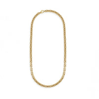 Men's Bold Anchor Chain Necklace in Yellow Gold