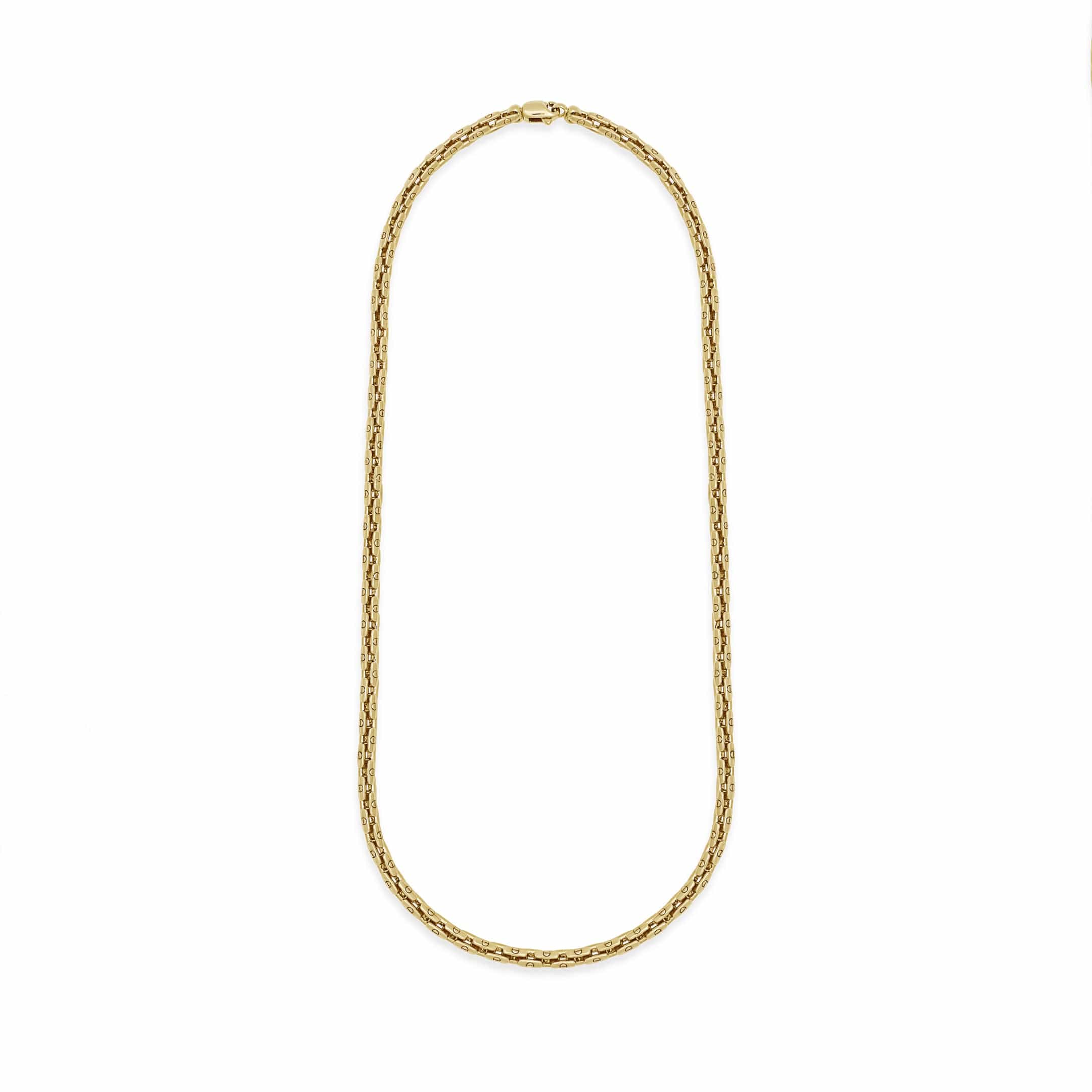 Men's Gold Anchor Chain Necklace