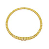Graduated Fancy Yellow Radiant Cut Diamonds Necklace
