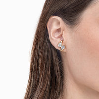 Mika Ear Cuff in Yellow Gold with Pear Diamonds