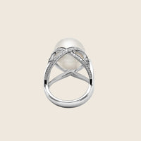 Mikimoto 'M Collection' White South Sea Cultured Pearl Ring