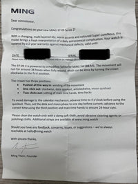 Ming Moonphase 37.05 SERIES 2