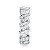 Pear Diamond Eternity Band