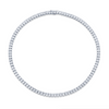 24.96 Carat Classic Straightline Diamond Necklace
