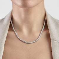Noa 13.6 Carat Diamond Tennis Necklace