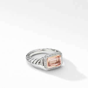 Novella Ring with Morganite, B321 and 18K Rose Gold