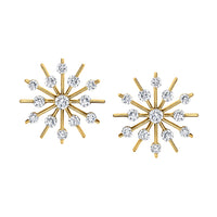 Snowflakes Diamond Earrings