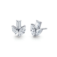 Multi Fancy Shape Diamond Stud Earrings