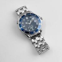 Omega Seamaster 2537.80.00 Chronometer James Bond 40th Anniversary Stainless Steel Blue Dial Limited Edition