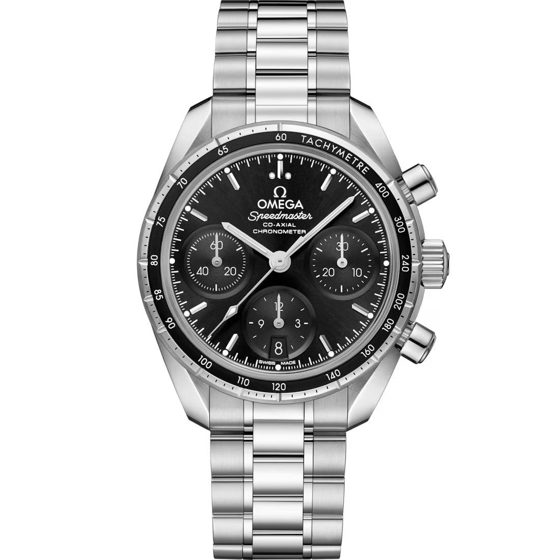Speedmaster 38 Steel on Steel Black