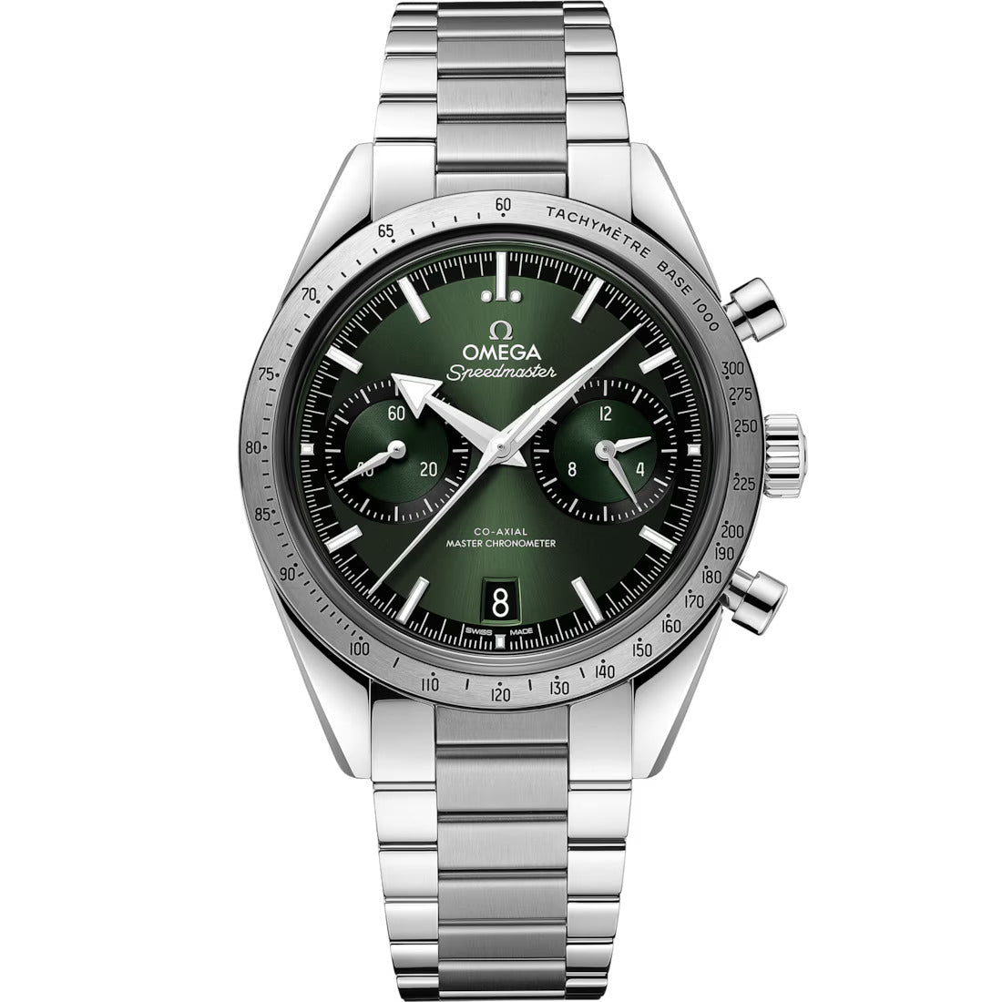 Speedmaster 57' Steel on Steel Green