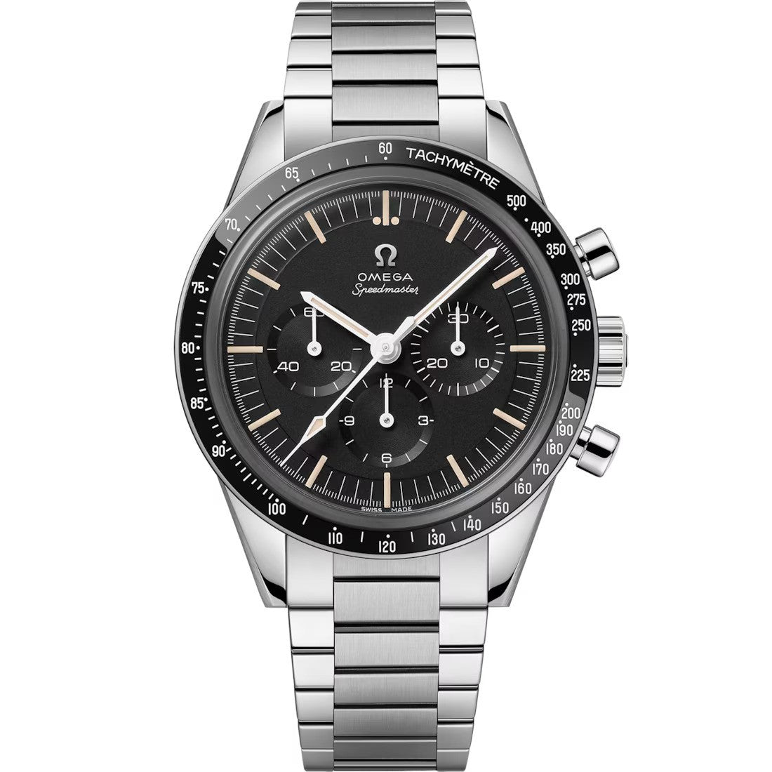 Speedmaster Calibre 321 Steel on Steel Black