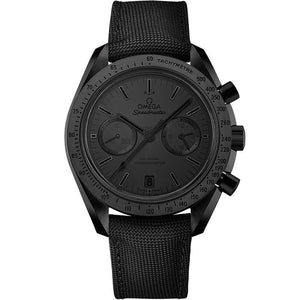 Speedmaster Dark Side of the Moon "Black Black" Black Ceramic on Nylon Strap Black