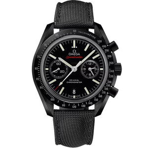 Speedmaster Dark Side of the Moon Black Ceramic on Nylon Strap Black