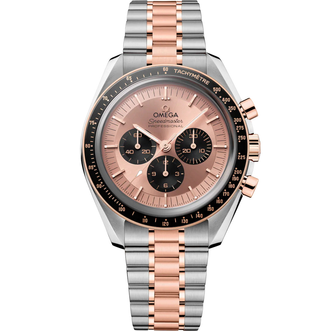 Speedmaster Moonwatch Professional Sedna™ Gold on Steel Pink