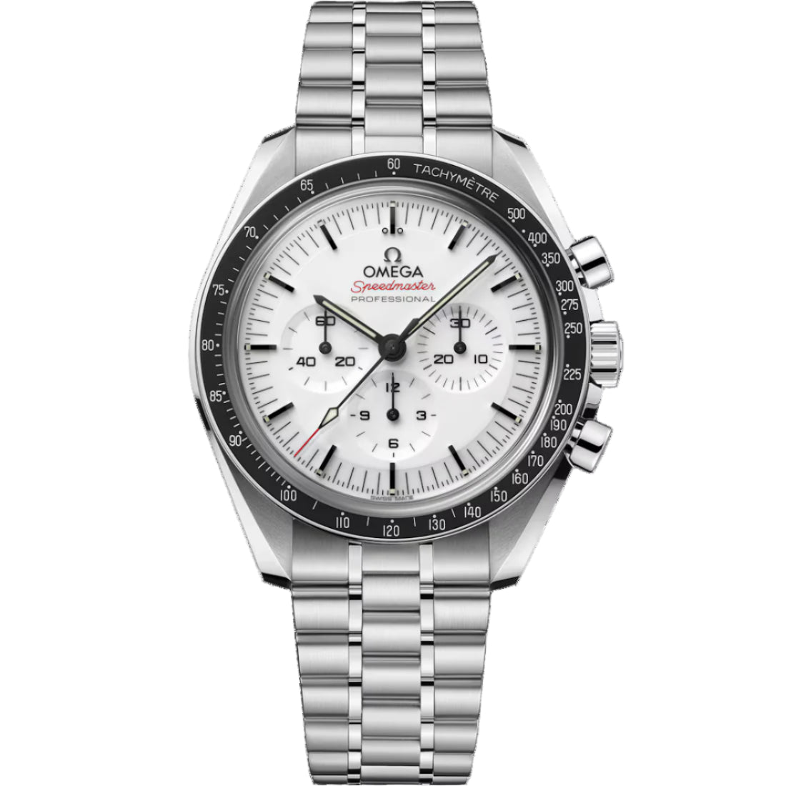 Speedmaster Moonwatch Professional Steel on Steel White