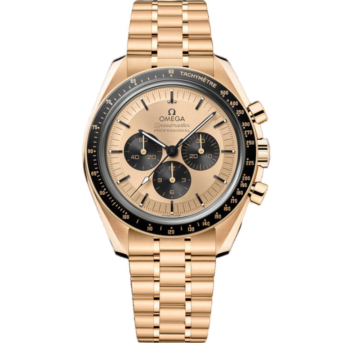 Speedmaster Moonwatch Professional Moonshine™ Gold on Moonshine™ Gold Yellow