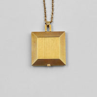 Omega Square Pocket Watch 1715 Yellow Gold Gold Dial
