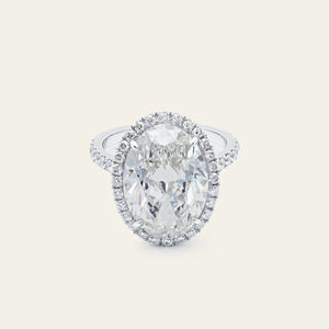 Oval Diamond Engagement Ring
