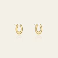 Oval Hoop Earrings