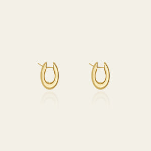 Oval Hoop Earrings