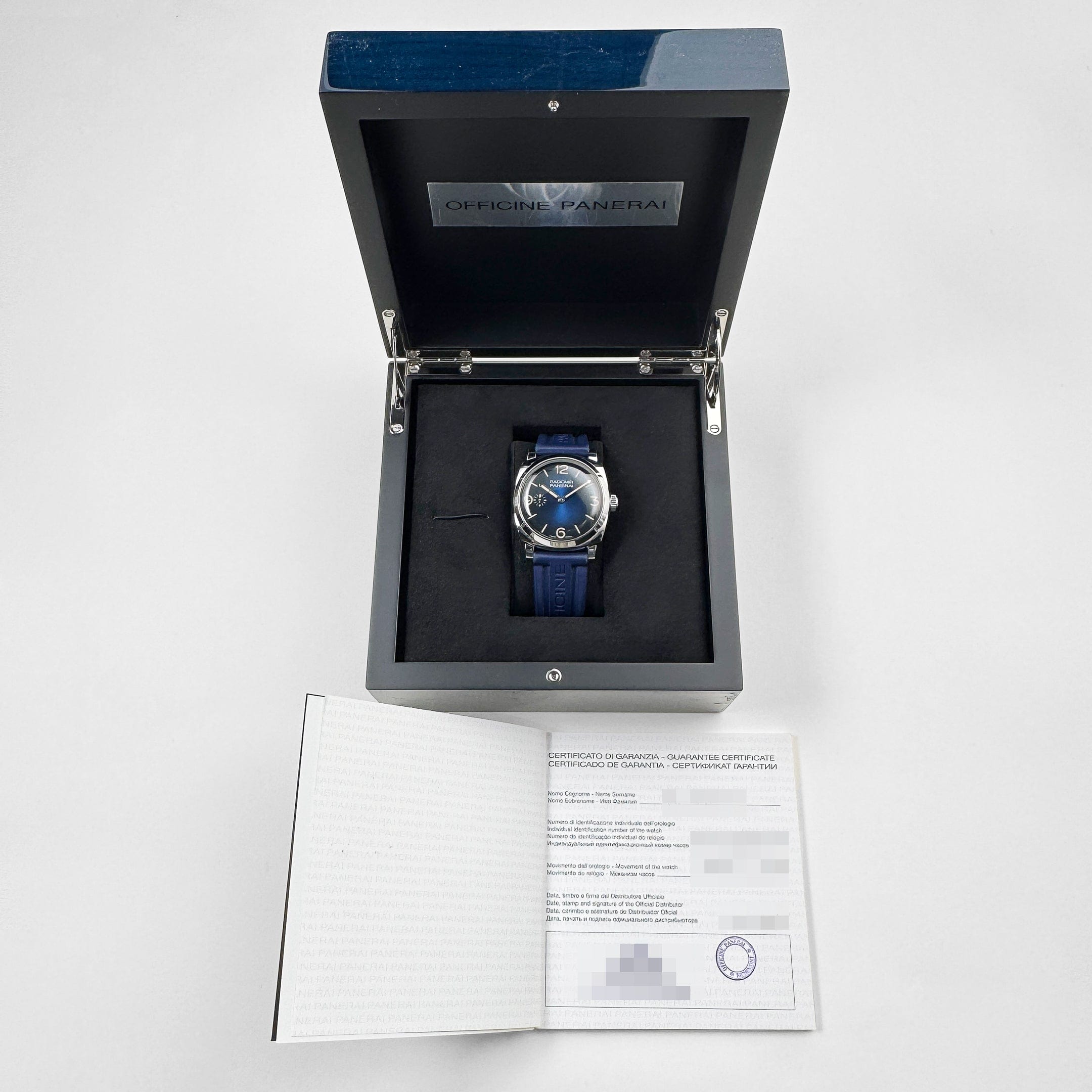 Panerai Radiomir Mediterraneo PAM00932 Stainless Steel Blue Dial (2018)
