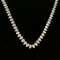 32.4 Carat Pear-Shaped Tennis Necklace