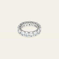 Platinum Oval Cut Diamond Ring