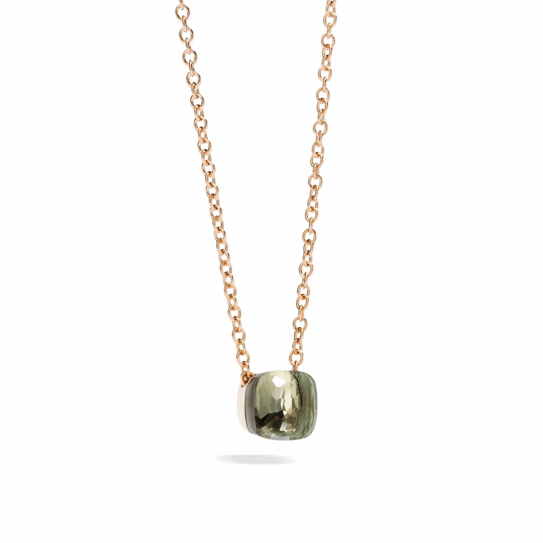 Prasiolite Nudo Petit Pendant