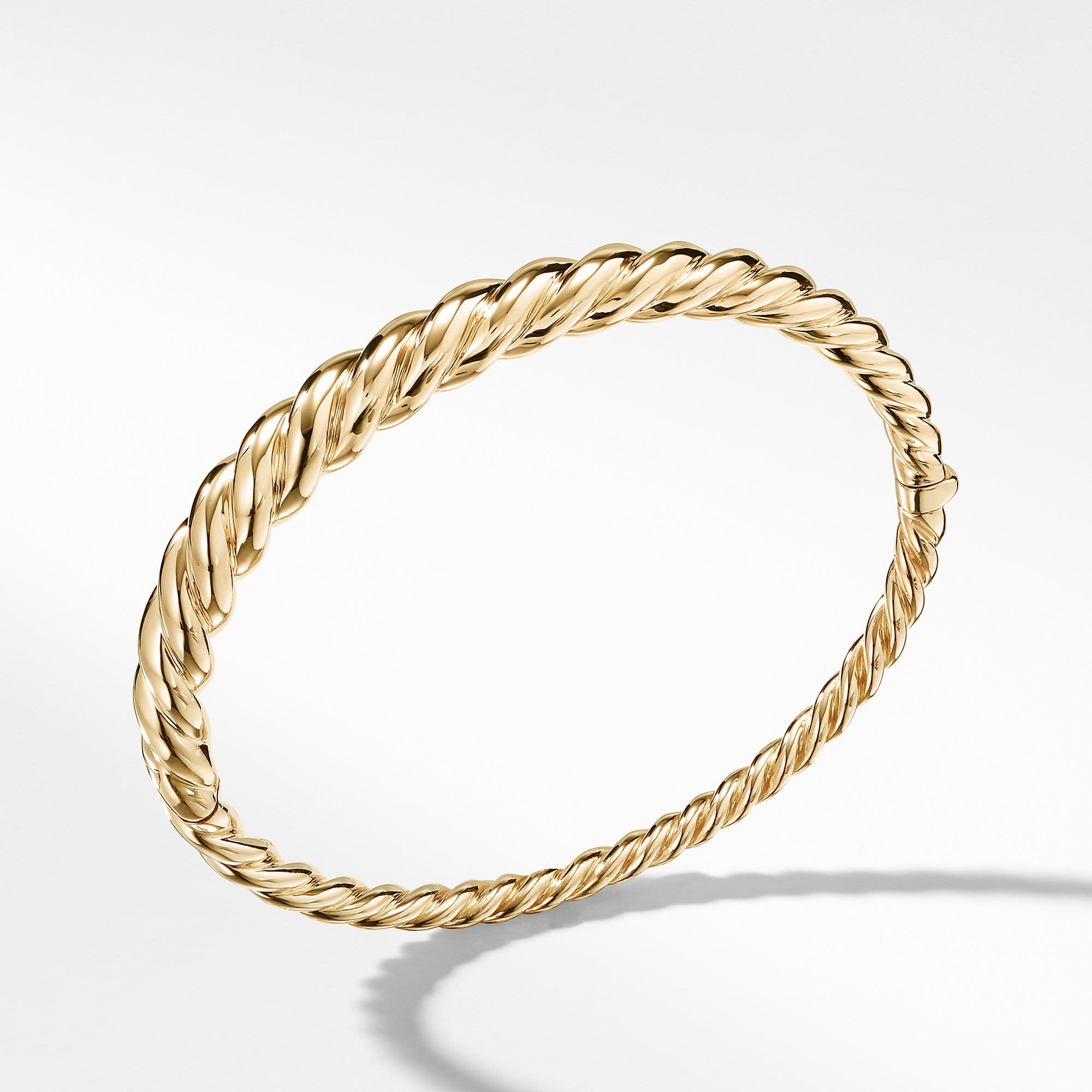 Pure Form Cable Bracelet in 18K Gold, 6mm