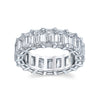 Emerald Cut Diamond Eternity Band