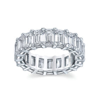 Emerald Cut Diamond Eternity Band