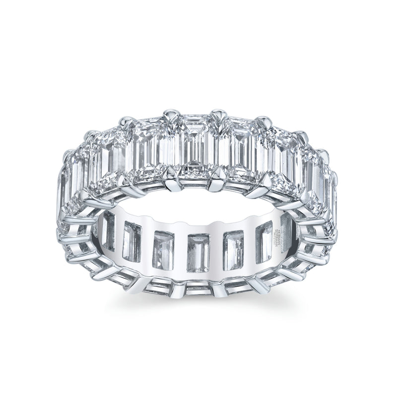 Emerald Cut Diamond Eternity Band