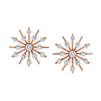 Snowflakes Diamond Earrings