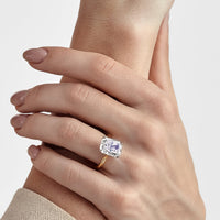 Radiant Cut Diamond Engagement Ring