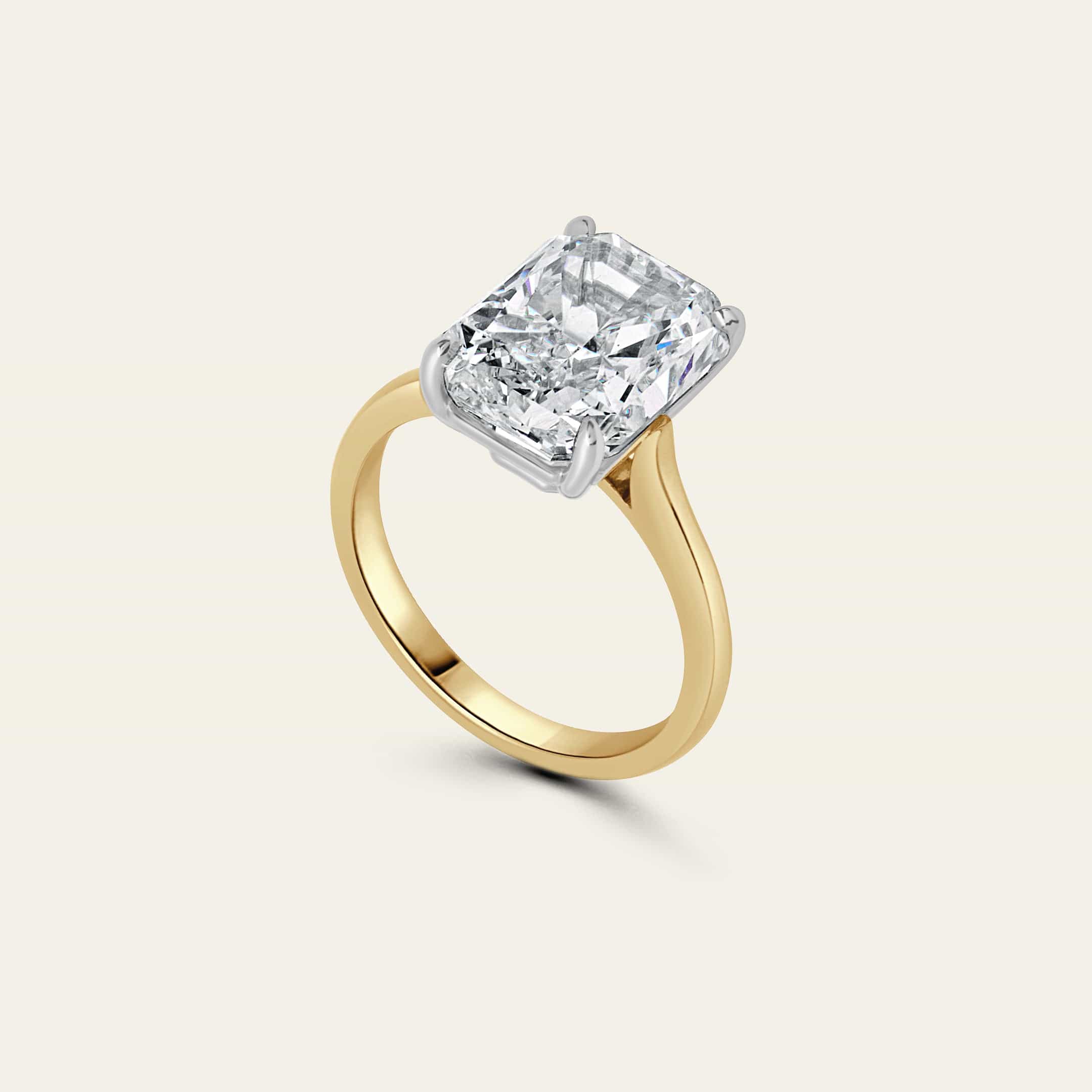 Radiant Cut Diamond Engagement Ring